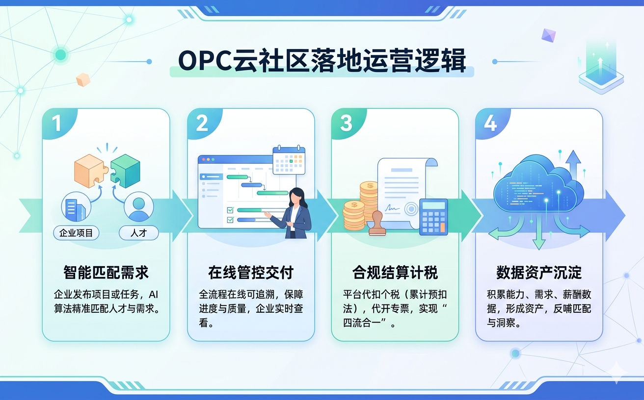 OPC云社区落地运营逻辑